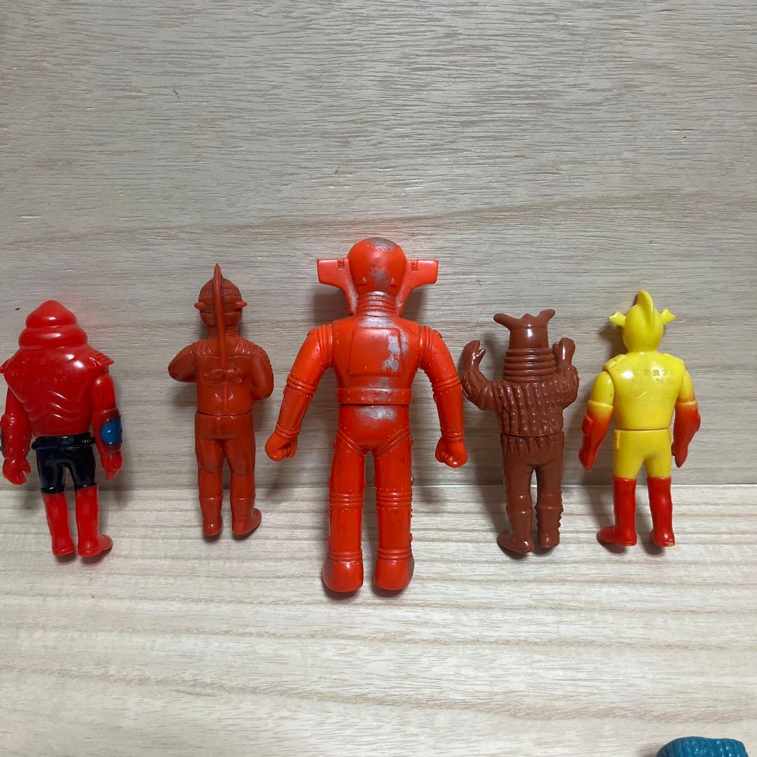 希少ブルマァク ミニ ソフビ 当時物無版権 ウルトラマン 怪獣 メフィラス星人
