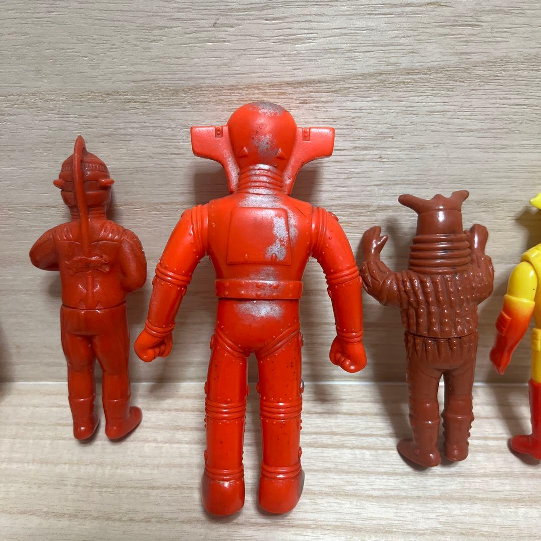 希少ブルマァク ミニ ソフビ 当時物無版権 ウルトラマン 怪獣 メフィラス星人