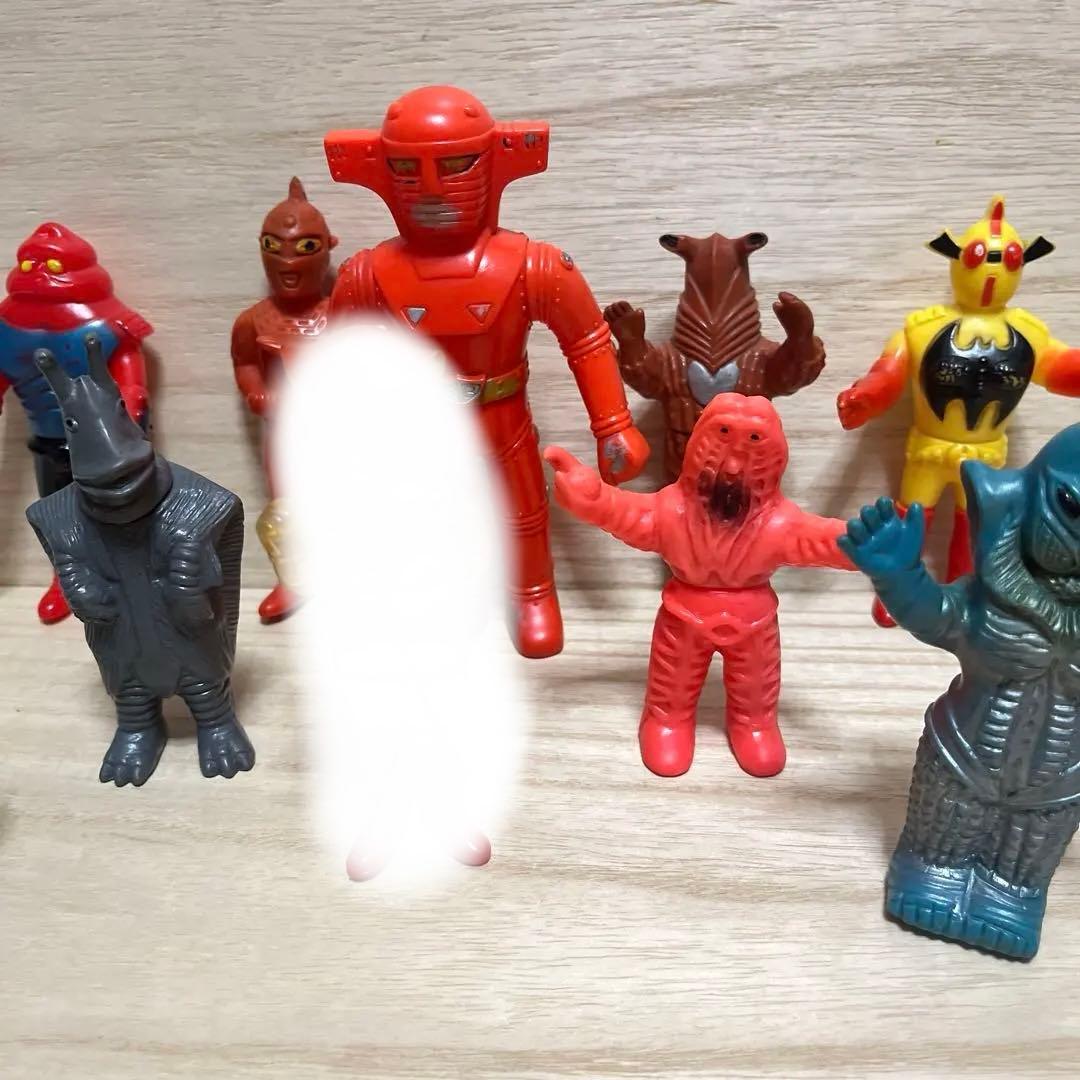 希少ブルマァク ミニ ソフビ 当時物無版権 ウルトラマン 怪獣 メフィラス星人