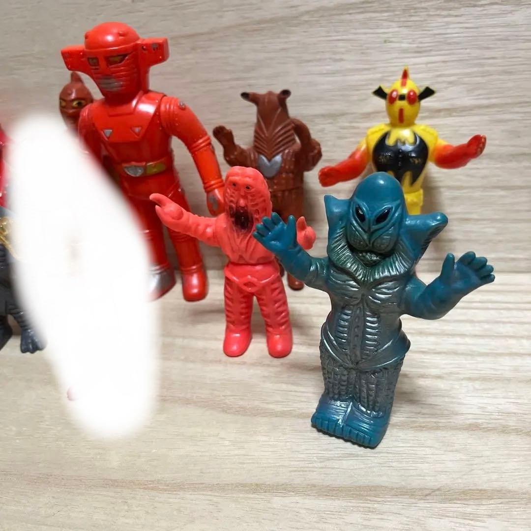 希少ブルマァク ミニ ソフビ 当時物無版権 ウルトラマン 怪獣 メフィラス星人