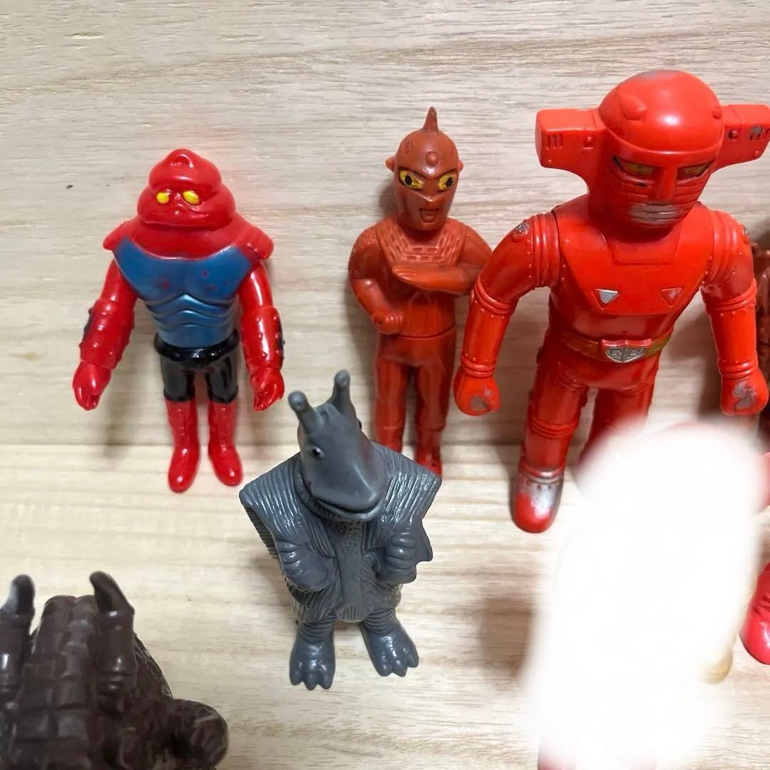 希少ブルマァク ミニ ソフビ 当時物無版権 ウルトラマン 怪獣 メフィラス星人