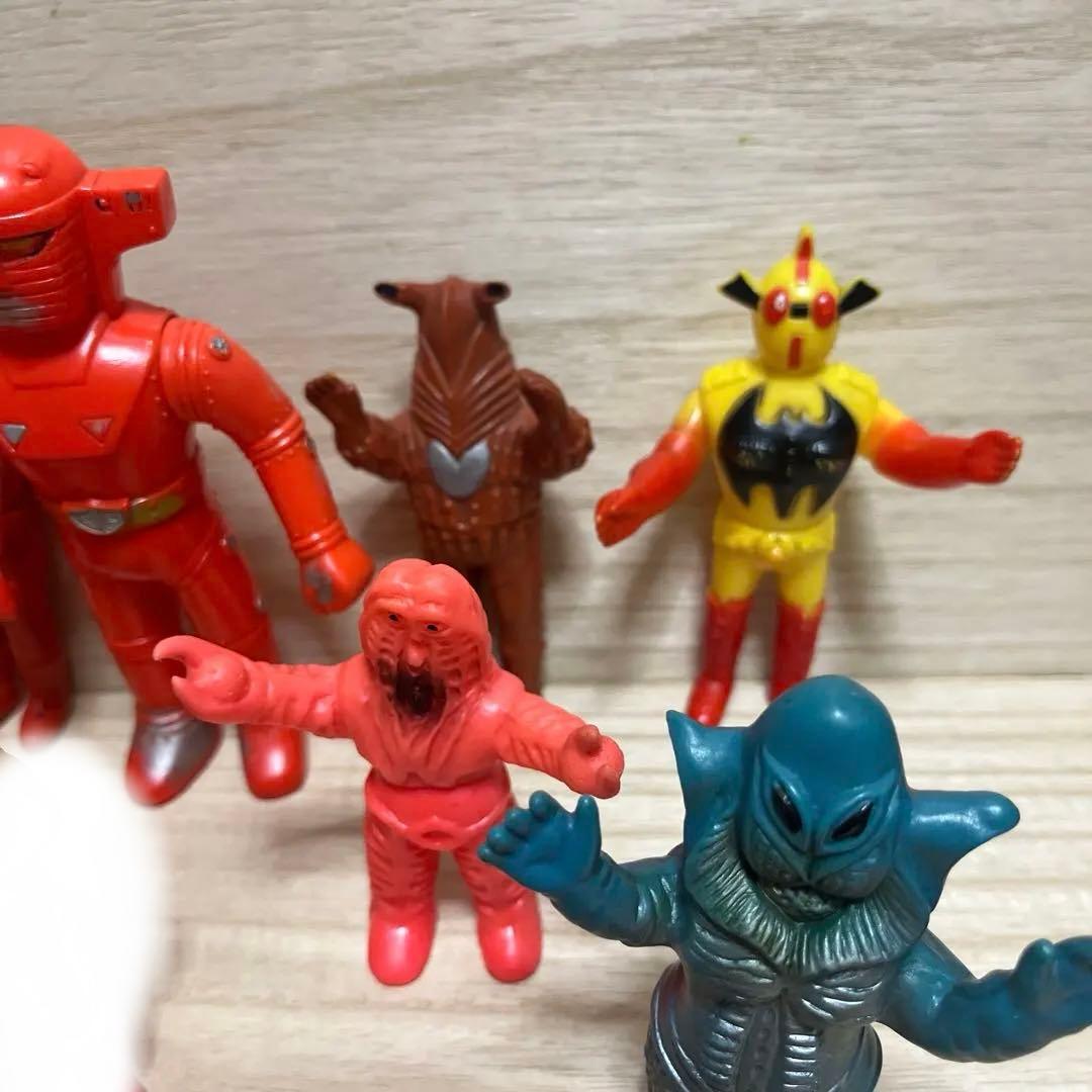 希少ブルマァク ミニ ソフビ 当時物無版権 ウルトラマン 怪獣 メフィラス星人