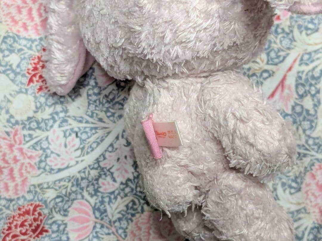 レア　当時品　サンリオ シュガーバニーズ ぬいぐるみ　ストロベリーうさ 刺繍