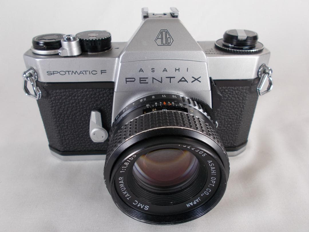 フィルムカメラ 整備済 完動品　Pentax SPF + f/1.8　L256