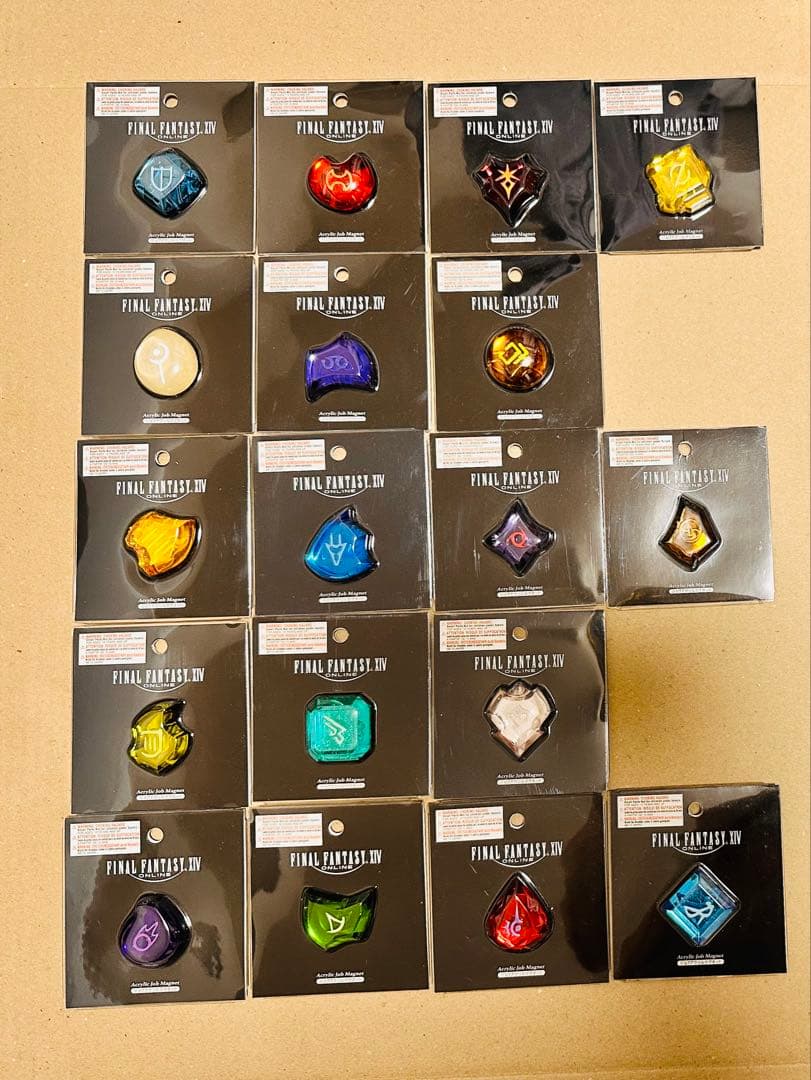 FINAL FANTASY XIV ジョブアクリルマグネット　18個セット