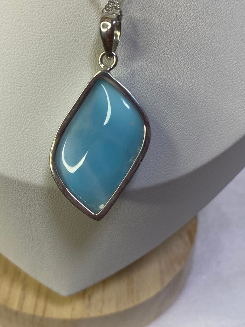 ラリマー　三大ヒーリングストーン　ペンダントトップ　ドミニカ共和国産