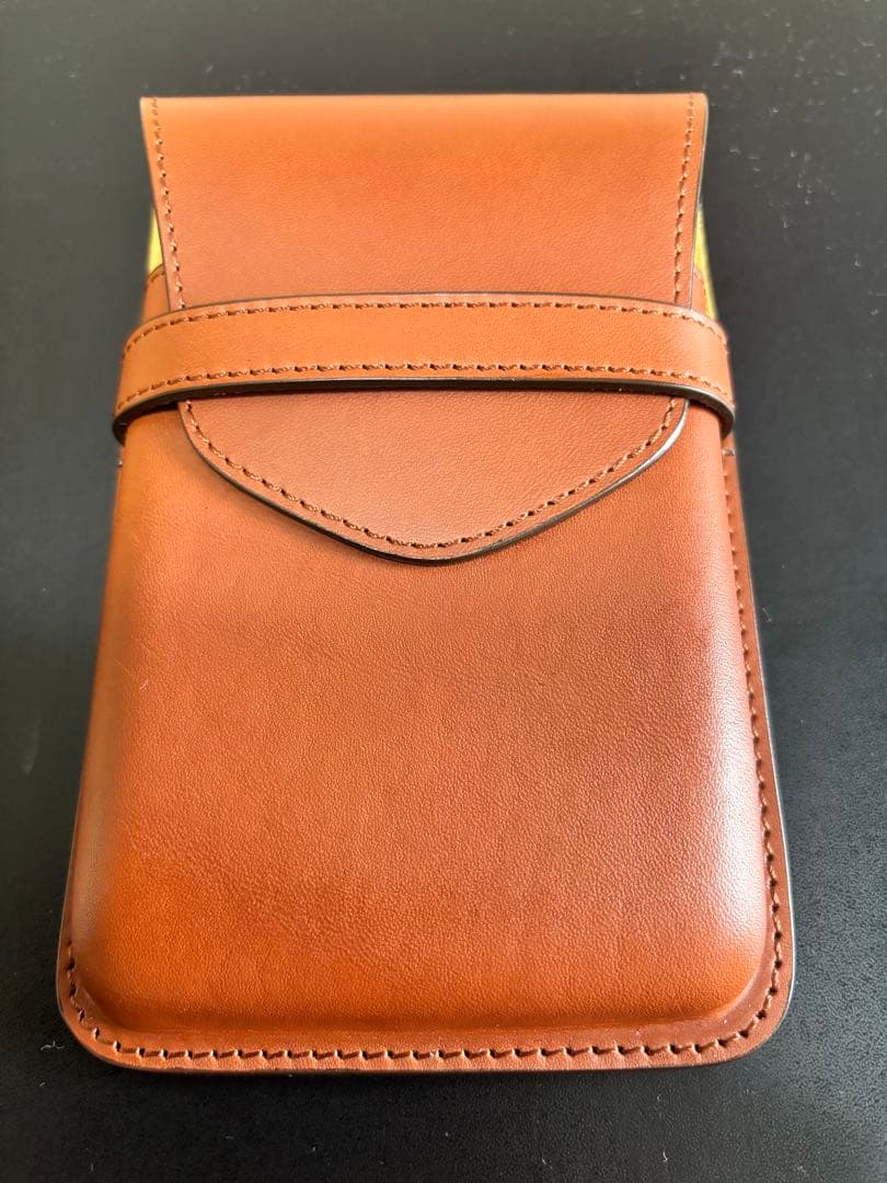 パイロット ソメス 牛革製 ペンシース5本差 ブラウン