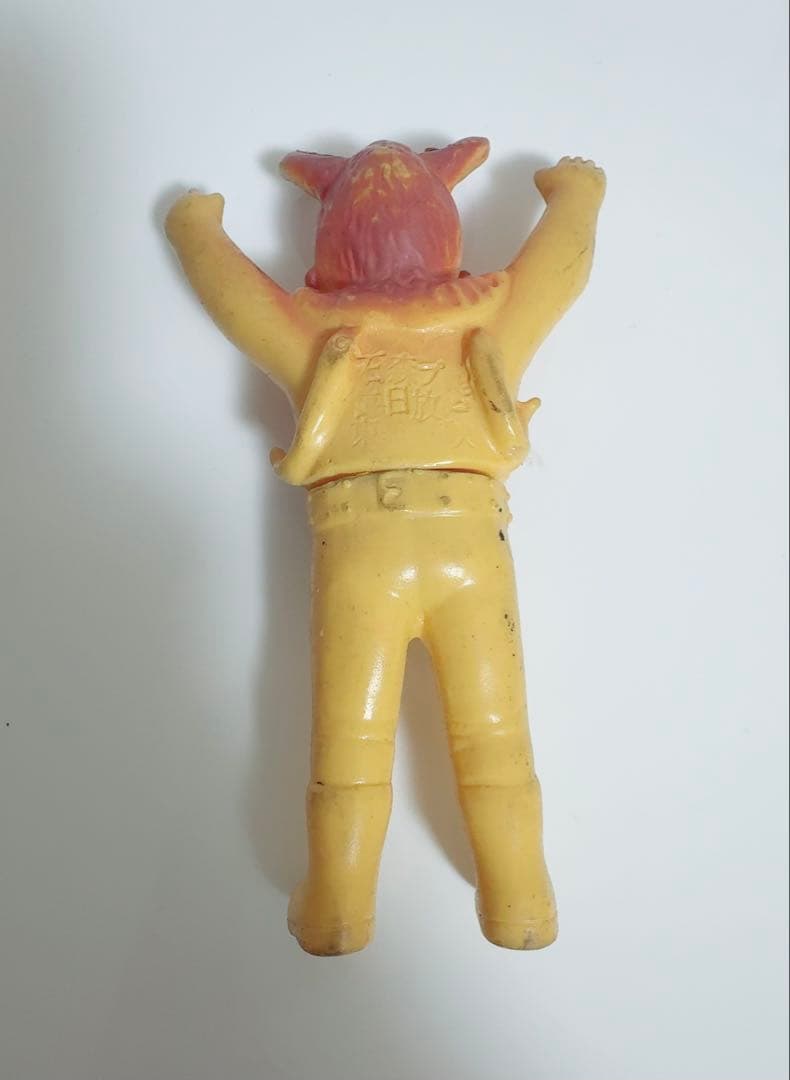 レア貴重・当時物　仮面ライダー　地獄サンダー　ミニソフビ　昭和レトロ　旧バンダイ