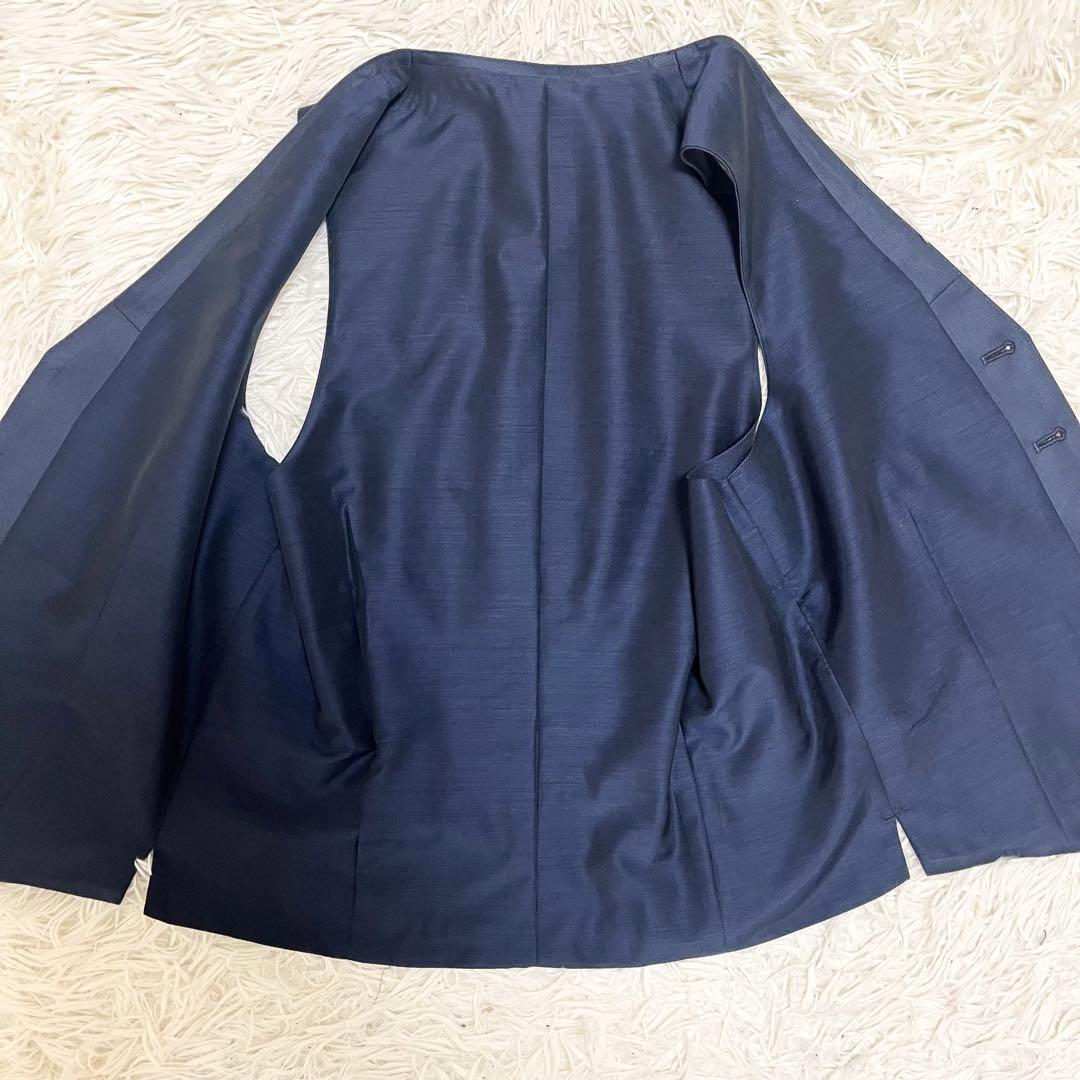 未使用級✨ロロピアーナ ベスト スーパー150 ネイビー オーダーメイド 日本製