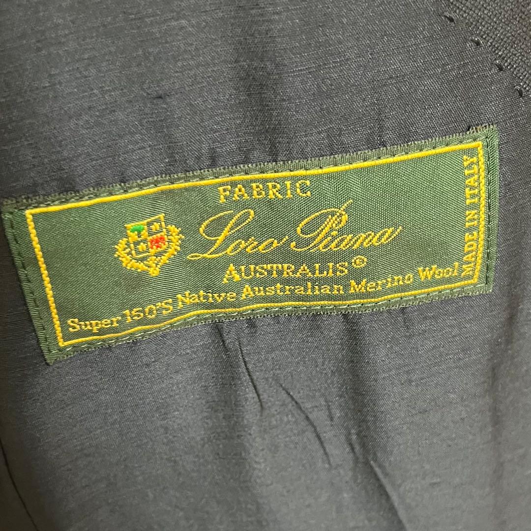 未使用級✨ロロピアーナ ベスト スーパー150 ネイビー オーダーメイド 日本製