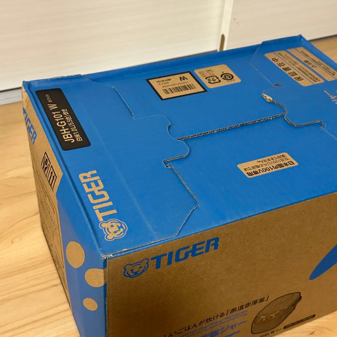 【訳あり商品】【新品未開封】TIGER マイコン炊飯ジャー JBH-G100 W