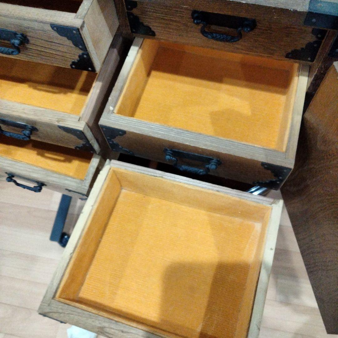 昭和レトロ　アンティーク　帳箪笥　古家具