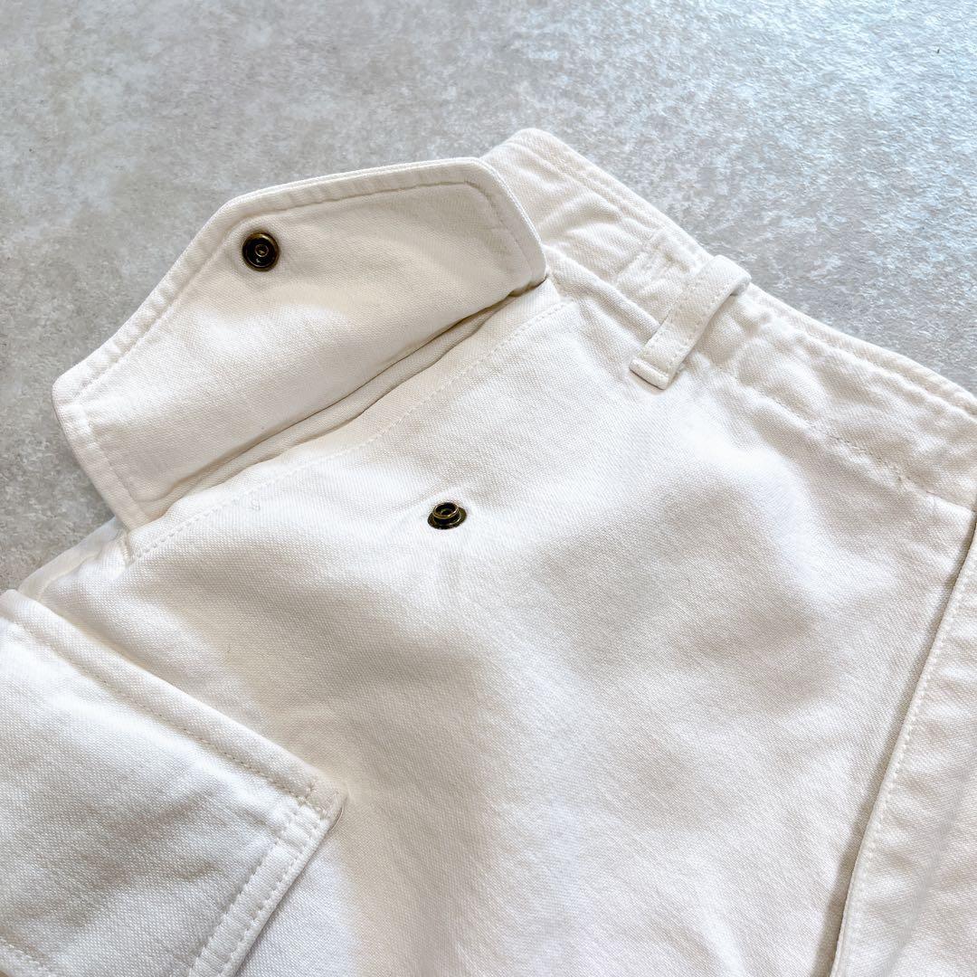 現行美品✨マディソンブルー カーゴパンツ ホワイト ゆったり 洗える 02