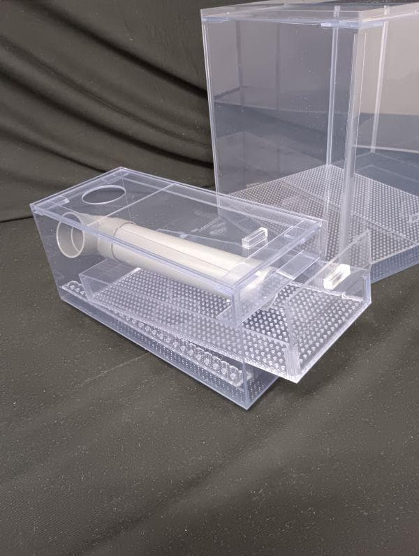 濾過槽 ２槽式濾過槽 前面引き出し式ウールBOX付 VU４０シャワーパイプ付き