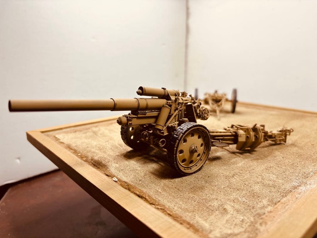 1/35ドイツアフリカ軍団150mm榴弾砲　8トンハーフトラック