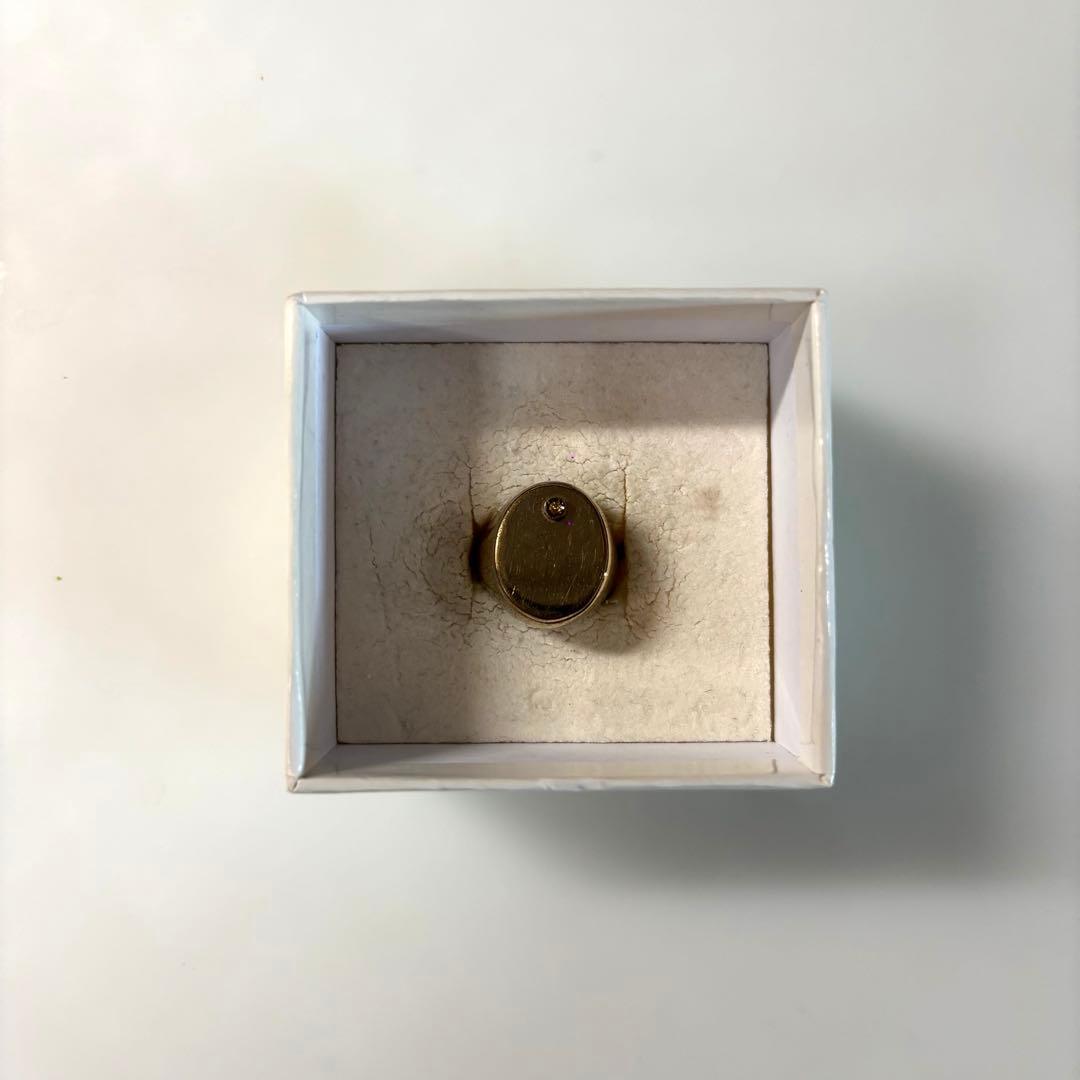 メゾンマルジェラ　Maison Margiela ジルコニアリング　sizeＳ