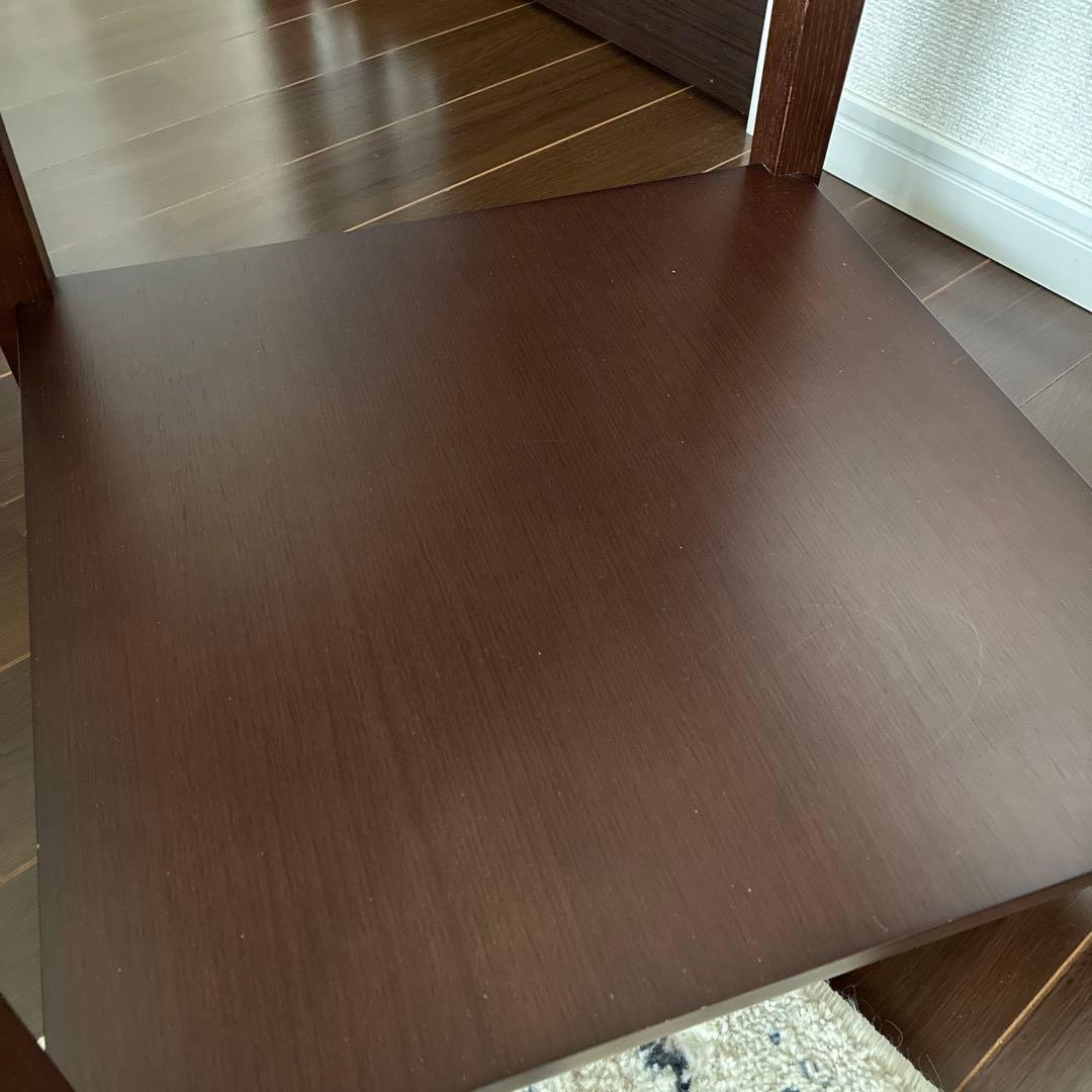 マルニ木工　maruni　ネストテーブル　ガラスサイドテーブル