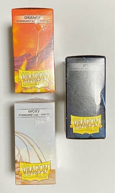 ヴィンテージ Dragon Shield スリーブ オレンジ 白 未開封
