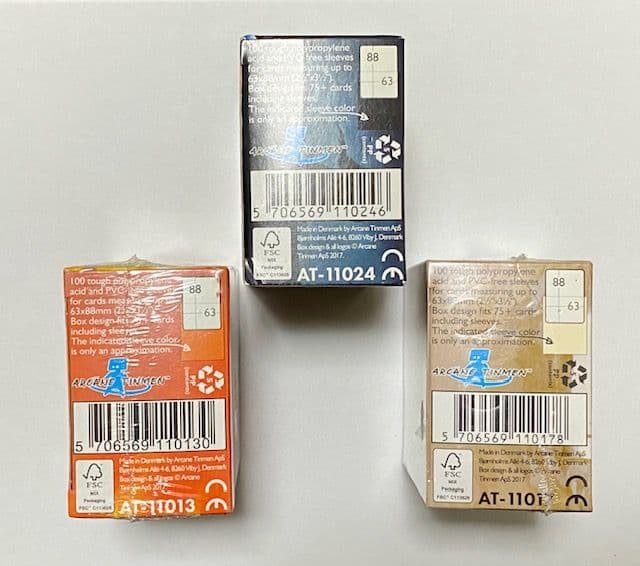 ヴィンテージ Dragon Shield スリーブ オレンジ 白 未開封