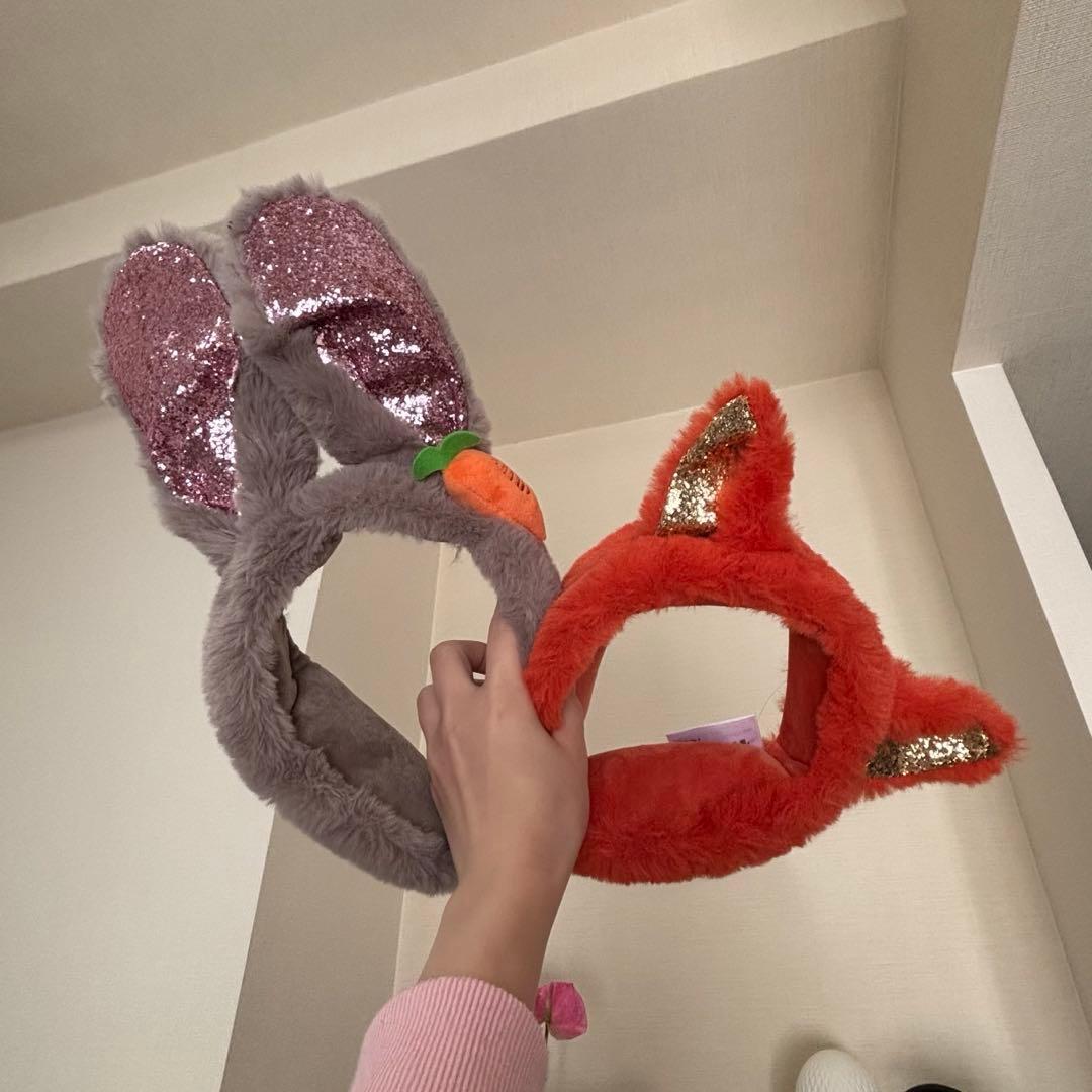 【上海ディズニー限定】ズートピア　カチューシャセット