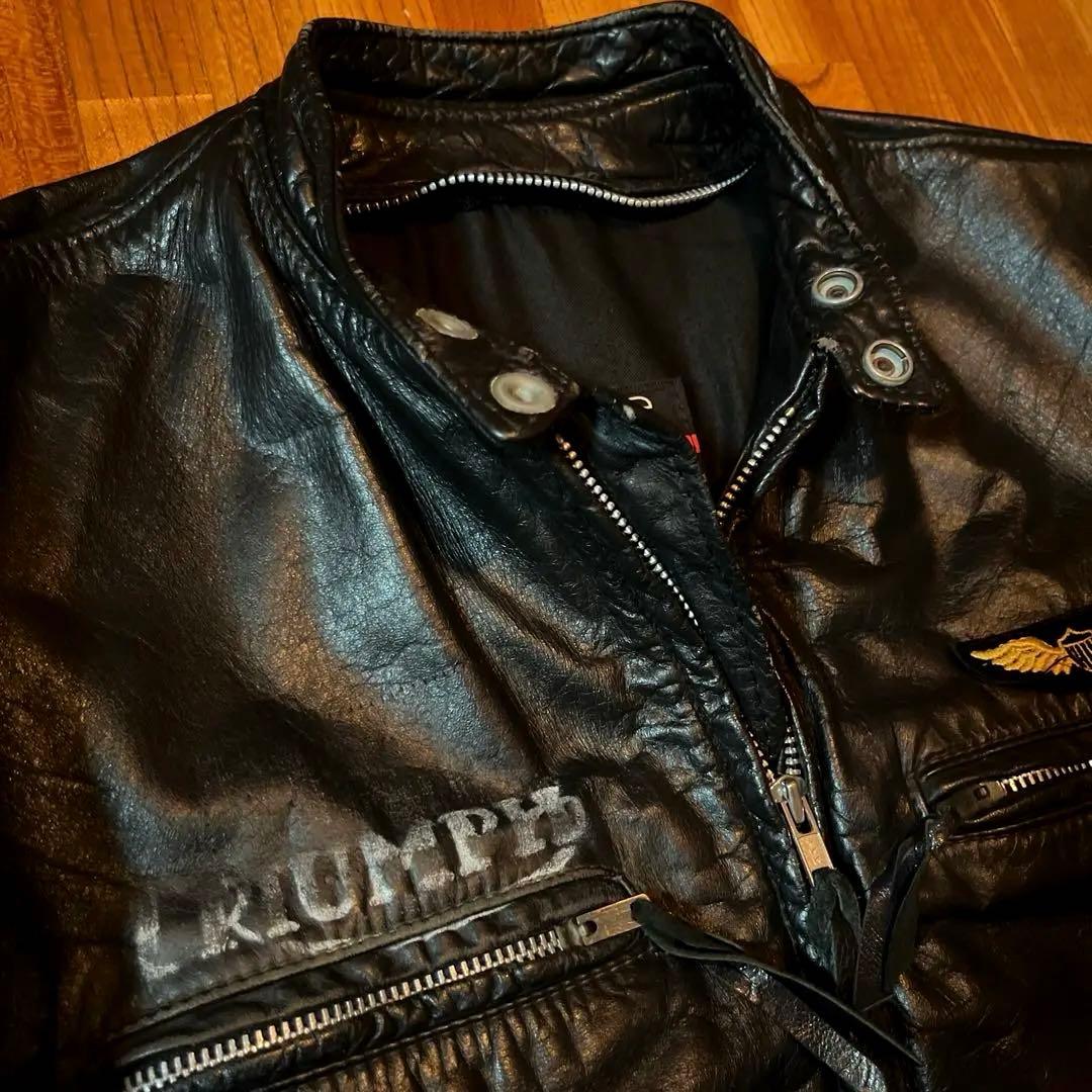 Broocks ブルックス レザージャケット ライダース ヴィンテージ