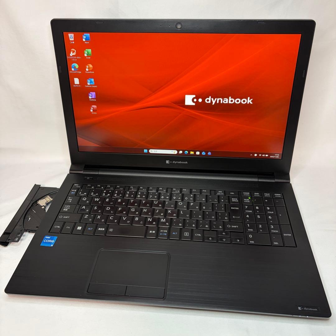 準美品 dynabook B65/HU 11世代 i5 15.6 FHD DVD