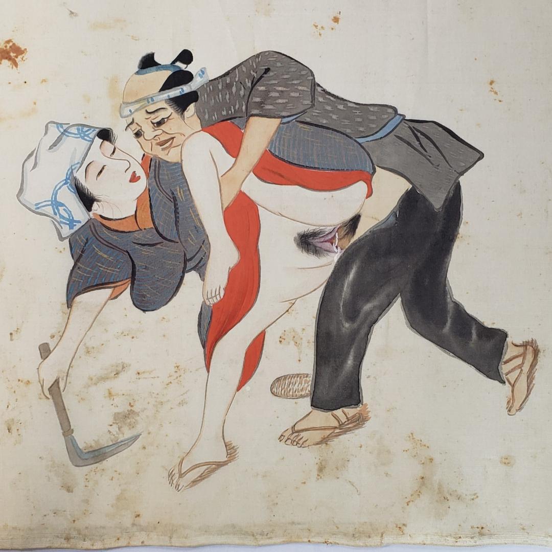 【真作】◆『時代春画 まくり めくり』◆検）浮世絵 菱川師宣 井原西鶴 渓斎英泉