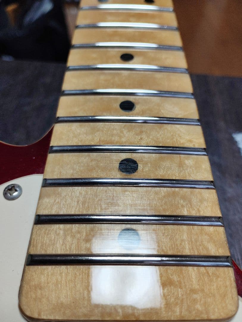 最終値下げ　テレキャスター　チェリーレッド　コンポーネントギター