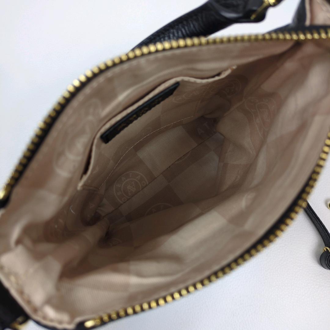 美品 ATAO アタオ ホリデー ショルダーバッグ ハンド ブラック 2way