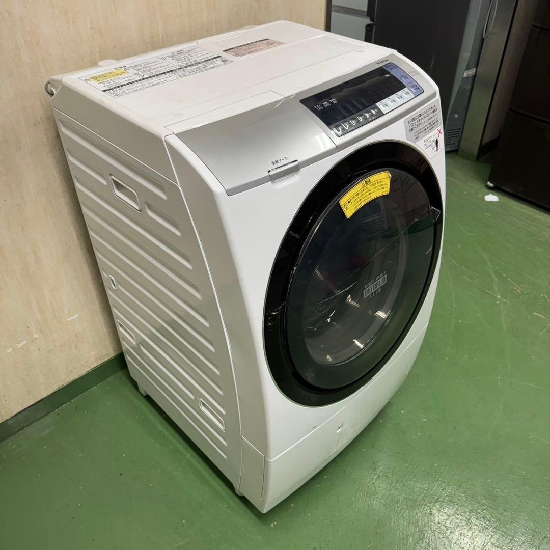 113 日立　ドラム式洗濯機　乾燥付　11/6kg 小型　一人暮らし　左開き