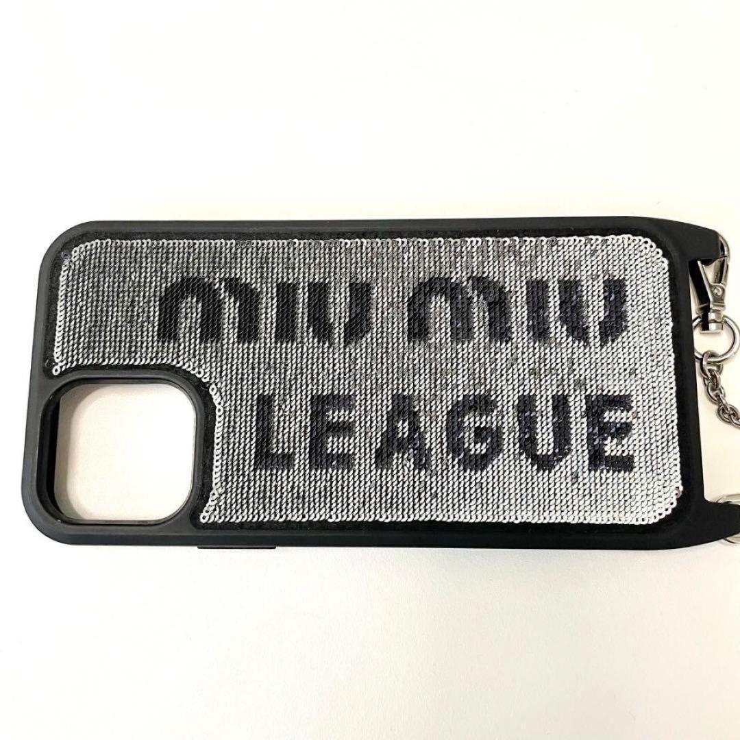 ミュウミュウ miumiu iPhone12 proケース チェーン スマホ