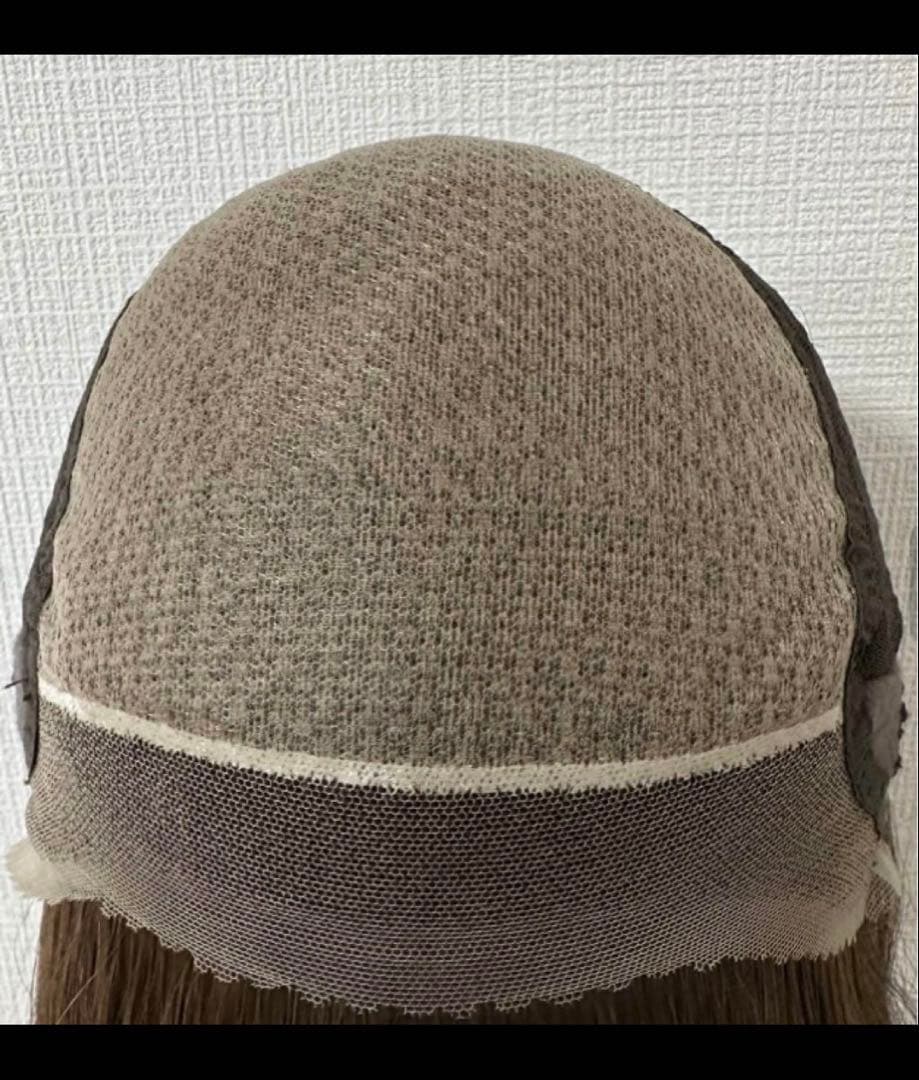 百合子ウィッグ　ナチュラルブラウン　Mサイズ