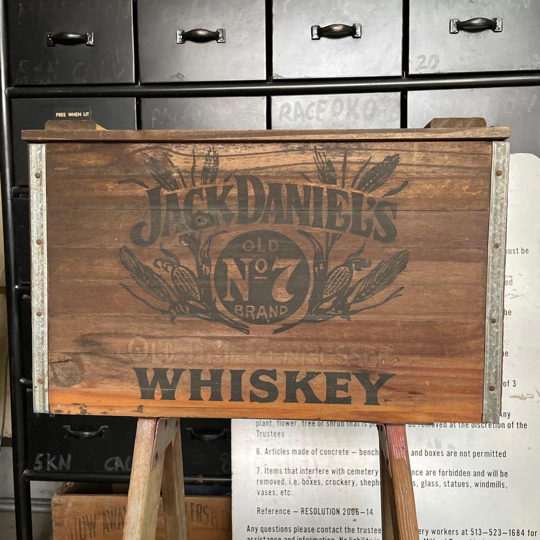 USA Jack Daniel's wooden box ジャックダニエル 木箱