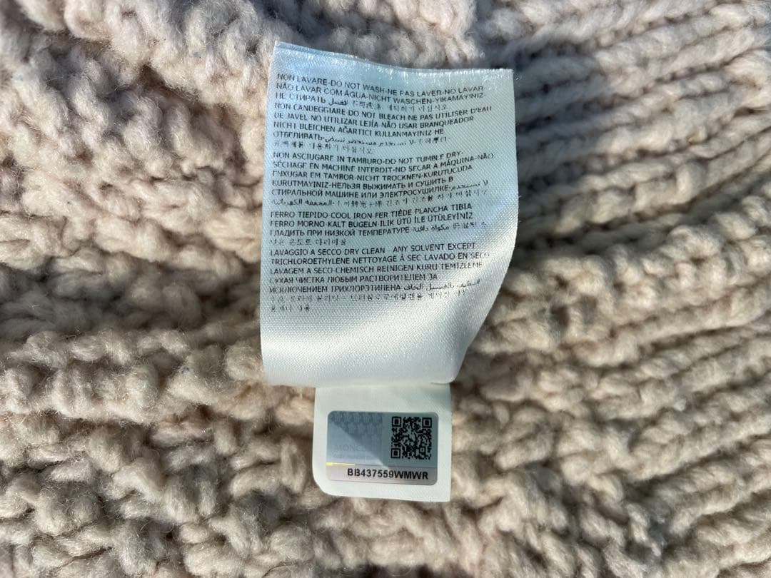 モンクレール　ローゲージニット　カウチン