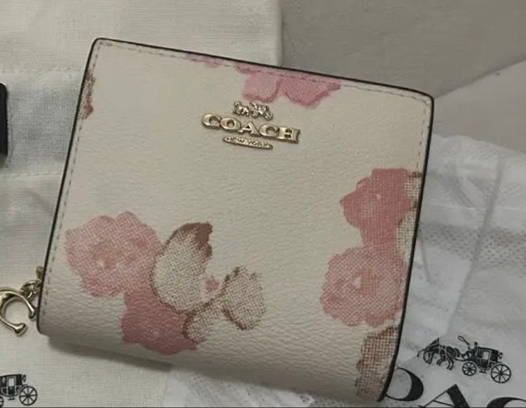 お値下げ中 COACH 花柄財布