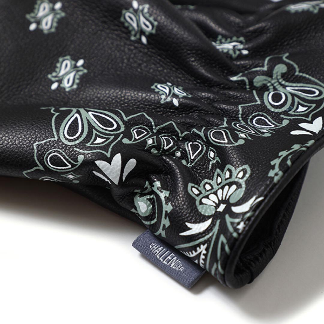 CHALLENGER BANDANA LEATHER GLOVE 長瀬