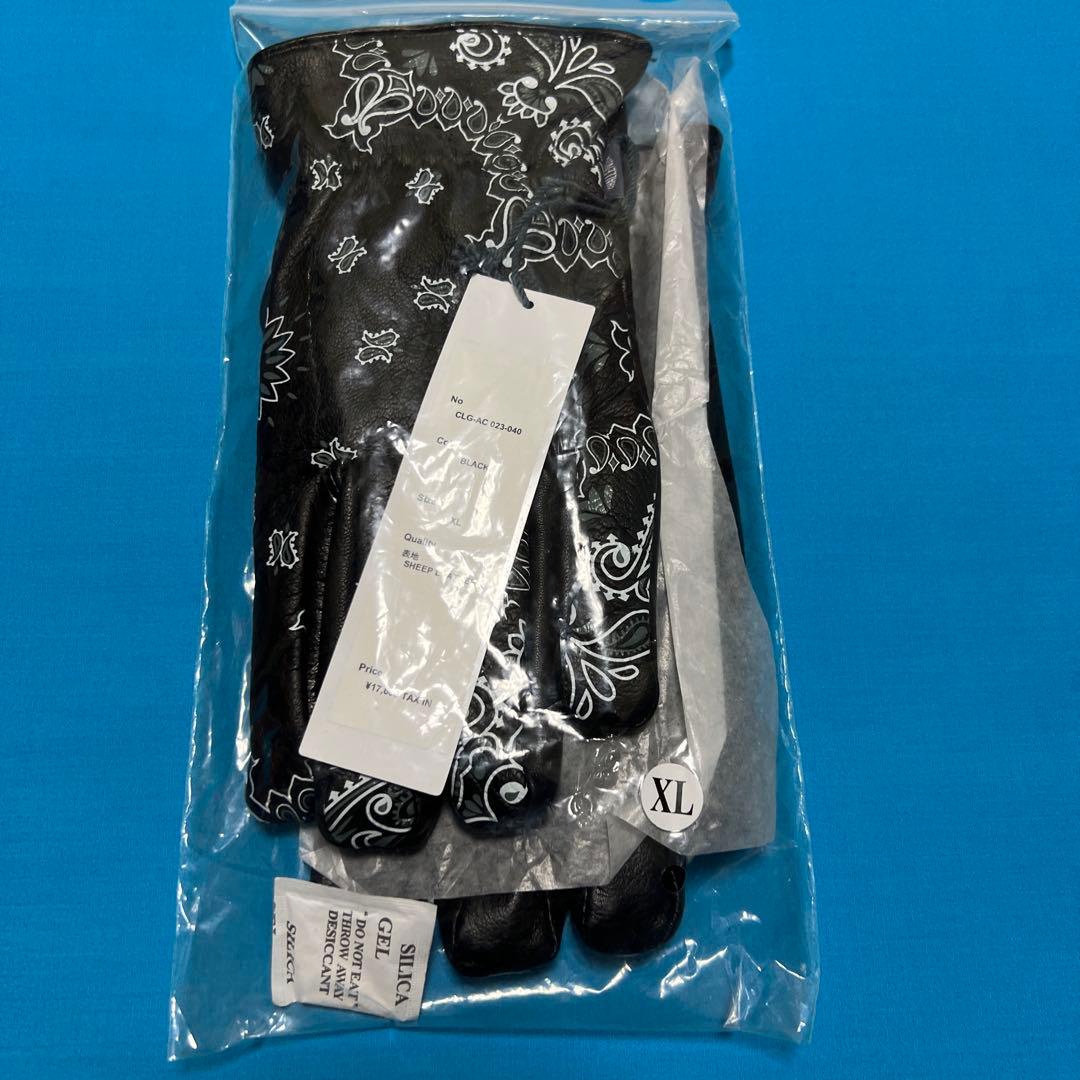 CHALLENGER BANDANA LEATHER GLOVE 長瀬