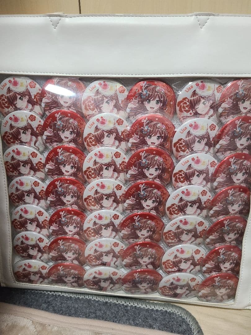 バンドリ　BanG Dream!　今井リサ　缶バッジ　Roselia　痛バ