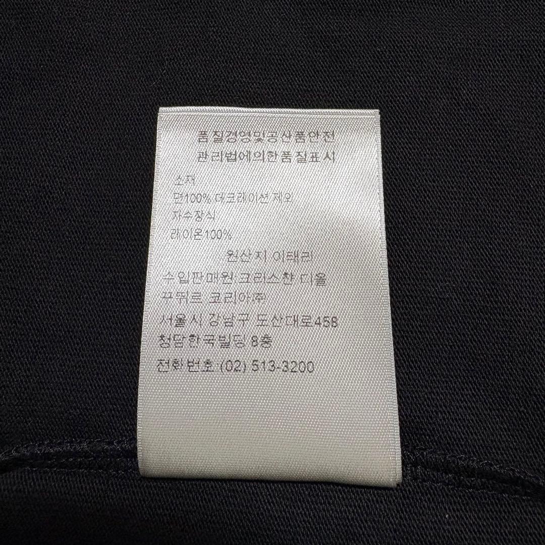 ディオール　Tシャツ　CD ロゴ　ブラック　Sサイズ　アイコン　綿100%