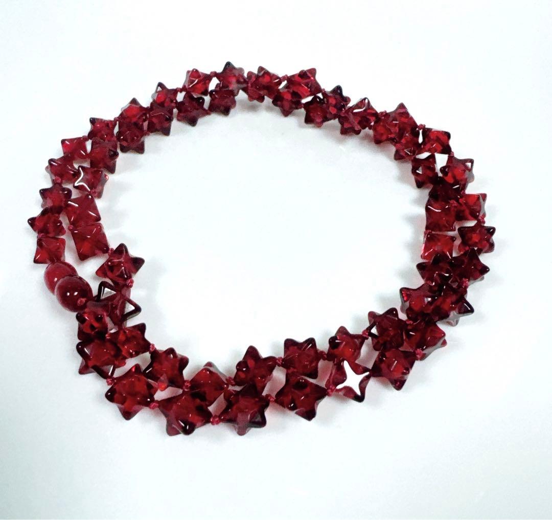 赤琥珀ネックレスNO25-1012