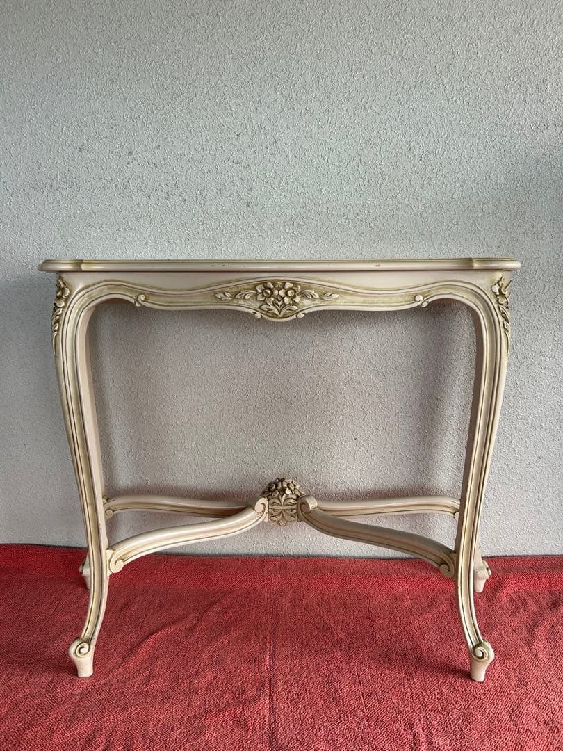 ◾️西欧アンティーク◾️カリモクdomani ドマーニ◾️ルイ15世コンソールテーブル