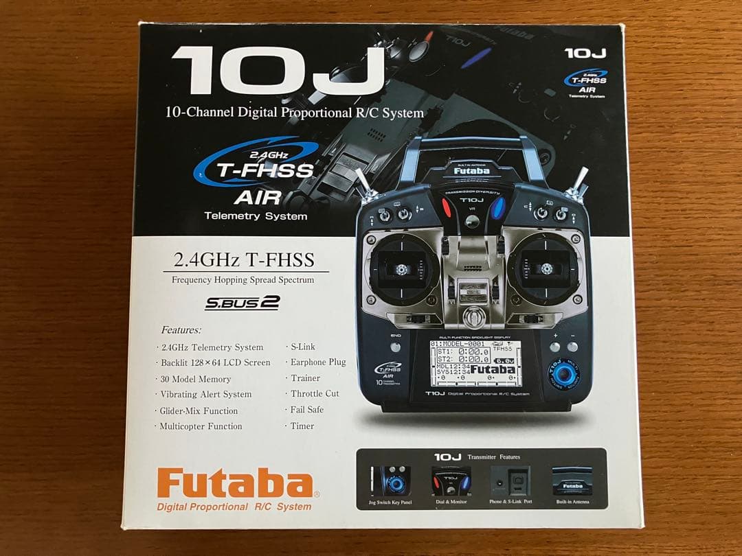 (新品同様)Futaba 10J-2.4GHz R/Cシステム　ダブルスプリング