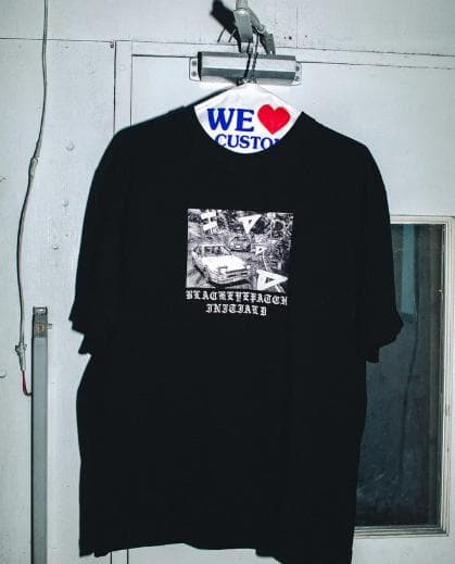 ブラックアイパッチ INITIAL D TEE BLACK 頭文字D Lサイズ