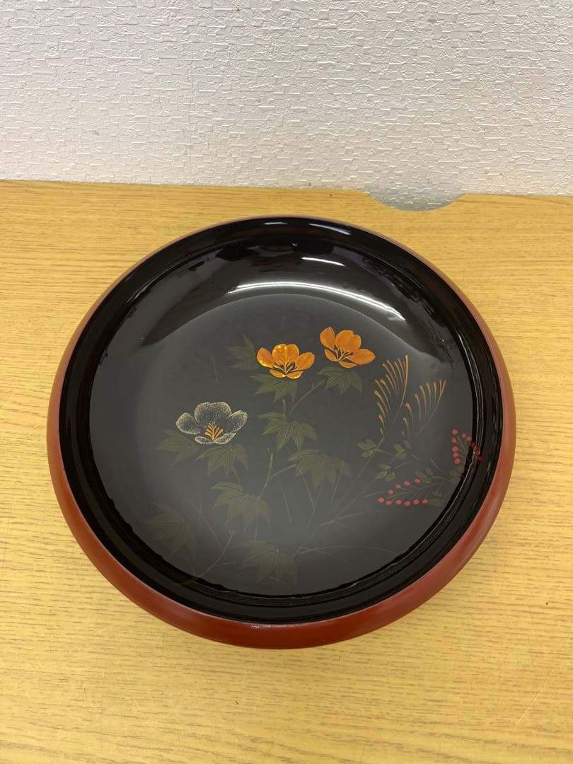 大菓子鉢　漆器　工芸品　アンティーク