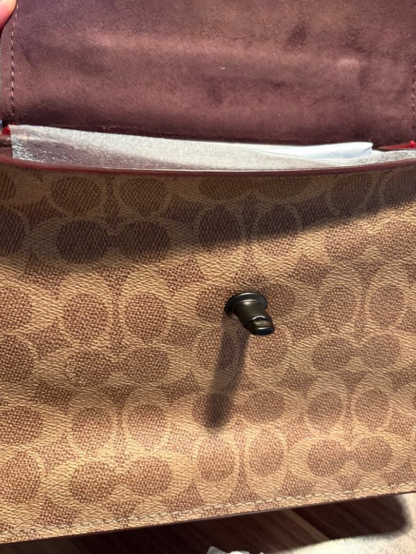 新品タグつきアウトレット コーチ パーカーティーローズ ハンドバッグ