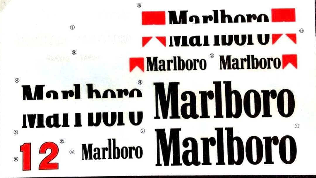 1/12マクラーレン MP4/6‼️マルボロデカール付き