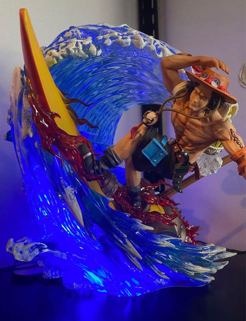 ワンピース ポートガス・D・エース フィギュア ガレージキット 塗装済み品