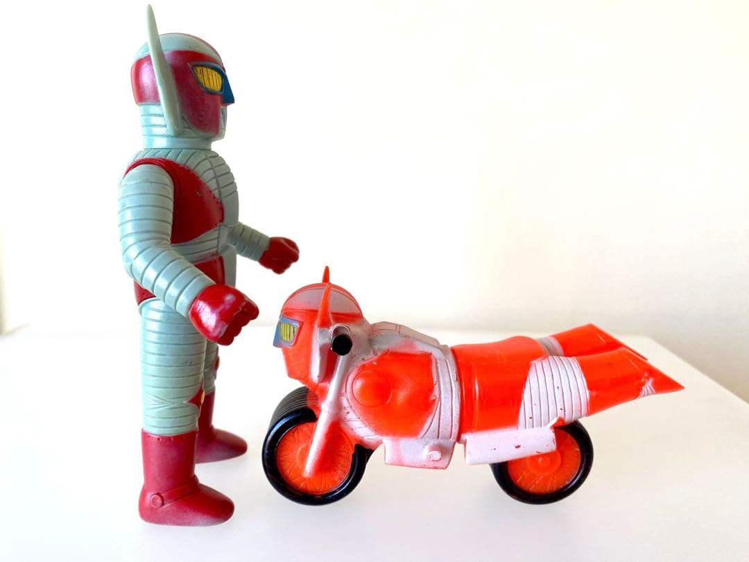 ブルマァク　電人ザボーガー　マシーンザボーガー　当時物ソフビ