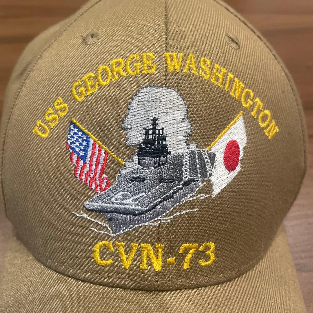 USS ジョージワシントン　USN USNAVY 識別帽子　cvn73