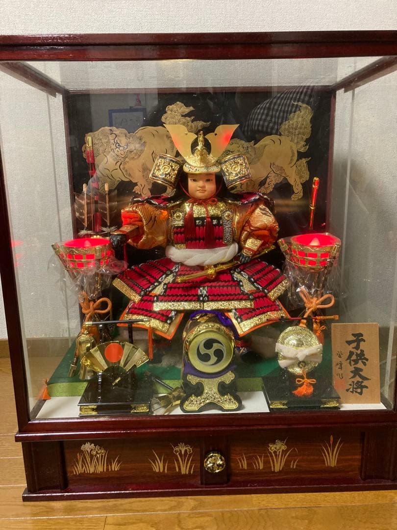 五月人形　子供大将　高さ５０センチ　未開封